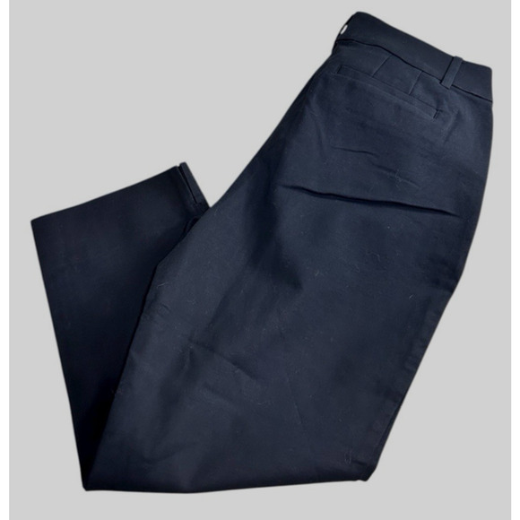 LOFT Julie The Riviera Black Pant Sz 10 Petite Straight Leg 22" Inseam Career - Picture 7 of 7